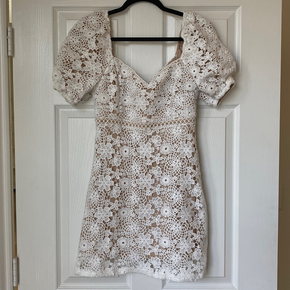 LUSH White Mini Dress